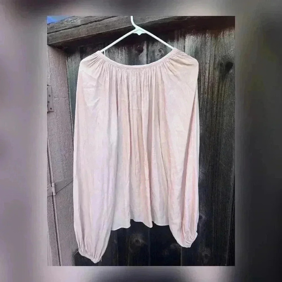 Muche Muchette Boho Flowy Pink Top (One Size) - Picture 2 of 5
